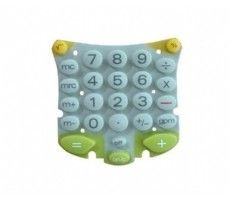 silicone rubber remote control keypads black, white and other colors, Silicone rubber material 20-90shoreA