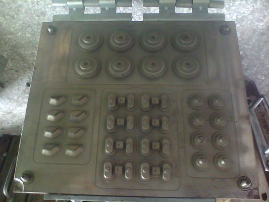Silicone rubber remote control keyboards, keypads, keys and buttons, laser etching black color, painting, printing
